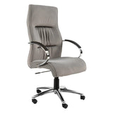 Salvador Chrome High-Back Office Chair