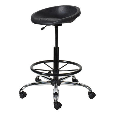 Scoop Solid Polyurethane Draughtsman Office Chair