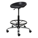 Scoop Solid Polyurethane Draughtsman Office Chair