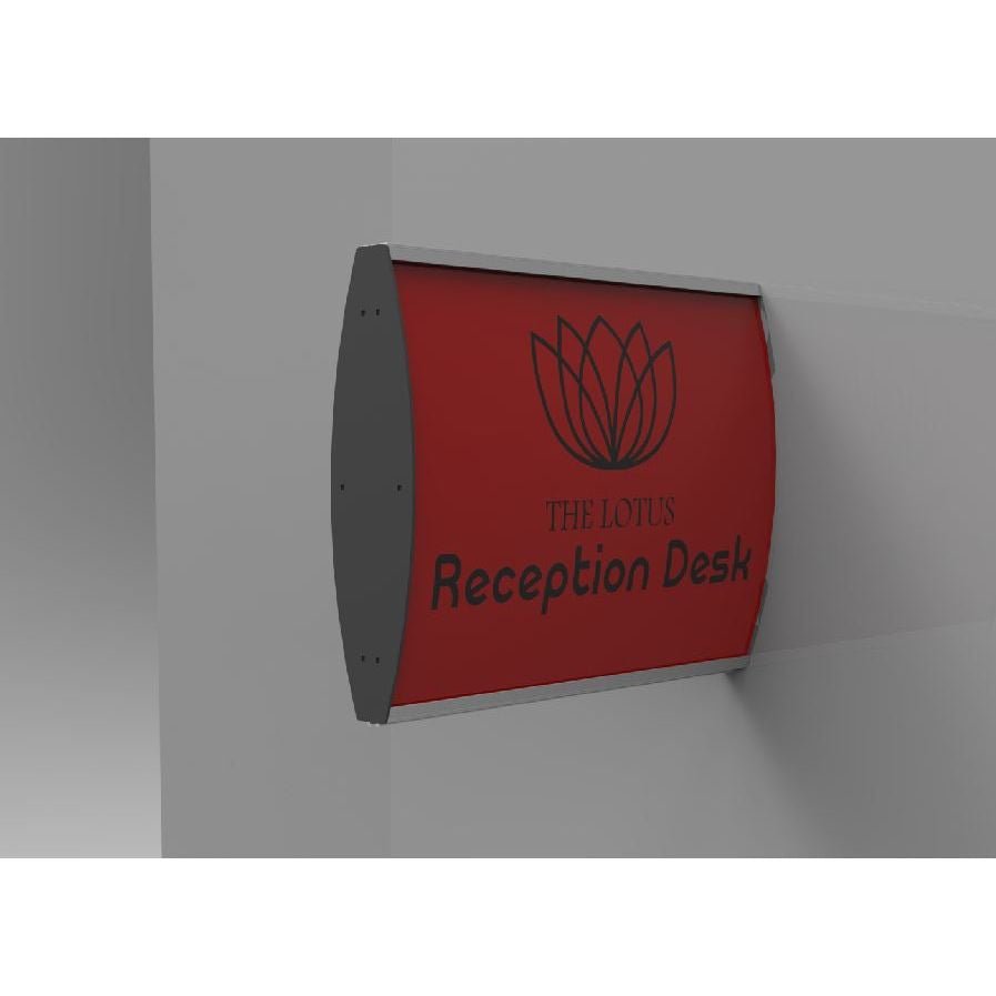 Sign Frame (100x300mm – Double Sided – Wall Mounted)