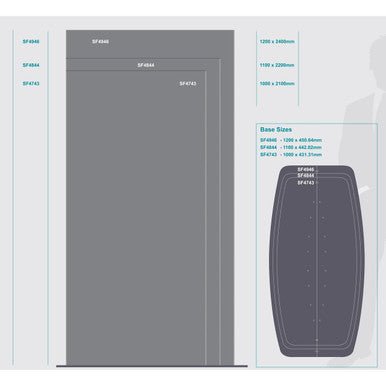 Sign Frame (1200 × 2400mm – Double Sided – Standing)
