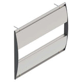 Sign Frame (420 x 150 mm), Product Sign Frame SF4102, Shown in a Metallic and Black Design for Signage Display.