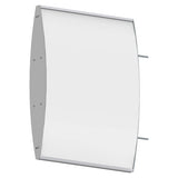 67 Brand Sign Frame, 420 x 300 mm Double-sided Wall Mounted with Powder Coated End Caps and Masonry Screws Included, for Indoor or Outdoor Use, Displayed on a White Background.