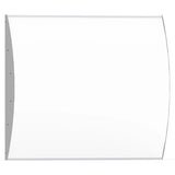 Sign Frame (420 x 500 mm) SF4112, White Sign Frame with a Curved Design and Metal Side Supports.