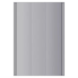 Aluminium Frame Sign Frame (420 x 600 mm) by Brand 67, Made of Aluminium Extrusion with Steel End Caps, in a Silver Colour, Suitable for Indoor and Outdoor Use, Presented on a White Background.