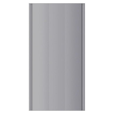 67 Brand Sign Frame, 420 x 800 mm, in Aluminium with Steel End Caps, Presented in a Sleek Grey Finish, Ideal for High-Quality Sign Display, Showcasing a Sturdy and Durable Design for Indoor and Outdoor Use.