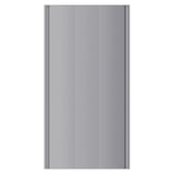 67 Brand Sign Frame, 420 x 800 mm, in Aluminium with Steel End Caps, Presented in a Sleek Grey Finish, Ideal for High-Quality Sign Display, Showcasing a Sturdy and Durable Design for Indoor and Outdoor Use.