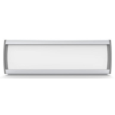 Product Sign Frame (50 x 150 mm) SF0515, Modern White and Silver Sign Frame for Display Use.