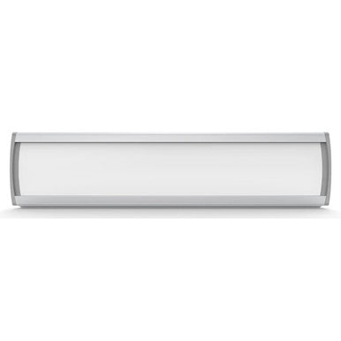 Product Sign Frame (50 x 210 mm) SF0521, Modern Metallic Sign Frame with a Sleek, Curved Design, Perfect for Displaying Signs or Notices in Commercial or Office Environments.