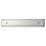 67 Brand Sign Frame, 50 x 280 mm, with in/Out Slide, Retail Sign Holder, Featuring Aluminium Frame and Transparent Sheet for Custom Text, in a Sleek Design, Ideal for Displaying Signs.