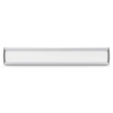 Product Sign Frame (50 x 300 mm) SF0530, Modern White and Silver Sign Frame for Display or Signage Purposes.