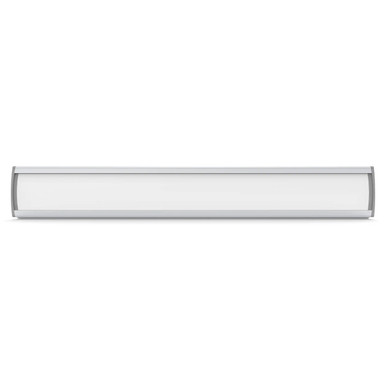 Sign Frame (50 x 350 mm) SF0535, Modern White and Silver Sign Frame for Displaying Signs or Advertisements