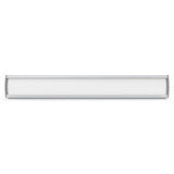 Sign Frame (50 x 350 mm) SF0535, Modern White and Silver Sign Frame for Displaying Signs or Advertisements