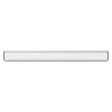 Product Sign Frame (50 x 500 mm) SF0550, Aluminium Sign Holder with a Clear Central Panel for Signage Display.