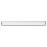 Product Sign Frame (50 x 500 mm) SF0550, Aluminium Sign Holder with a Clear Central Panel for Signage Display.