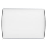 67 Brand Sign Frame, 600 x 600 mm Frame, Made of Aluminium Extrusion with Steel End Caps, in Silver Colour, Ideal for Indoor and Outdoor Use, Showcasing a Sleek and Modern Design with a Curved Profile and Sturdy Build.