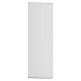 White Standing Sign Frame, 700 x 1800 mm, Double-sided, with Powder Coated End Caps, Ideal as a Standing Sign Frame for Indoor or Outdoor Use, Customisable for Graphic Design and Printing, Made by Brand 67.