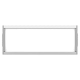 Product Sign Frame (80 x 200 mm) SF0820, White Metal Sign Frame for Displaying Signage or Notices.