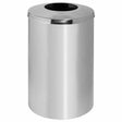 Single Division Stainless Steel Recycling Bin