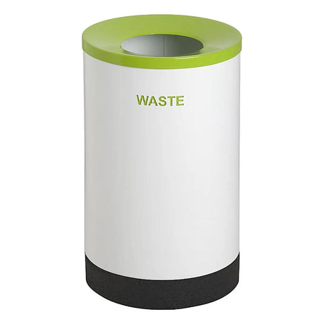 Single Round Recycle Bin with Printed Wording