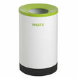 Single Round Recycle Bin with Printed Wording