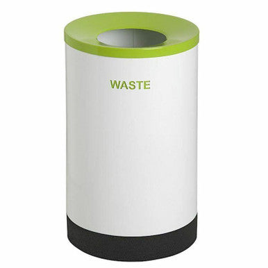 Single Round Recycle Bin with Printed Wording
