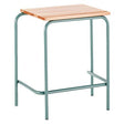 Single School Desk in Saligna Wood 550mm Wide