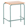 Single School Desk in Saligna Wood 750mm Wide