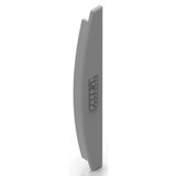 Single Sided Sign Frame End Cap (120 mm) SF8003, Grey Plastic End Cap for Sign Frames with a Clean, Smooth Surface and a 'Parr Production' Label.