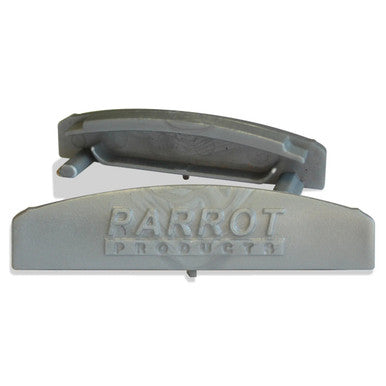 Single Sided Sign Frame End Cap (80 mm) SF8001, Plastic End Cap for Sign Frames with the Brand Name 'Rarrort Produc' Embossed.