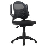 Sit and Stand Draughtsman Chair | JOC-DCH-CH6400, Ergonomic Office Chair with Adjustable Height, Black Mesh Backrest, and Cushioned Seat for Comfortable Sitting and Standing Support.
