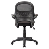 Sit Operators Office Chair, Ergonomic Black Office Chair with Breathable Mesh Backrest, Adjustable Height and Swivel Base.
