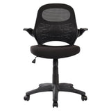 Sit Operators Office Chair, Ergonomic Black Office Chair with Mesh Backrest and Cushioned Seat for Comfortable Seating.