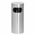 Solid Ashtray and Litter Bin Closed Lid