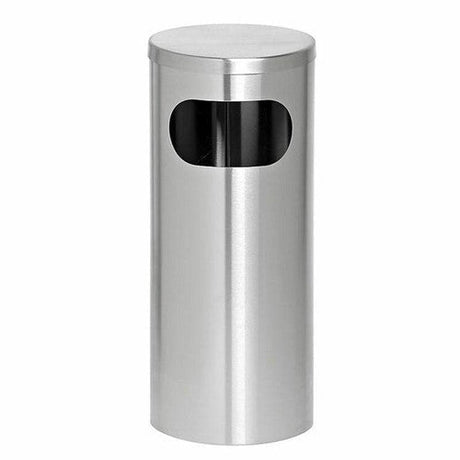 Solid Ashtray and Litter Bin Closed Lid