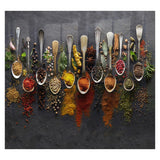 Decorative Glass Wall Tile (598 x 650 X 6mm) Spices