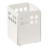 Square Punch Steel Pencil Cup