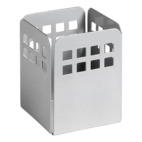 Square Punch Steel Pencil Cup