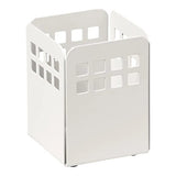 Square Punch Steel Pencil Cup