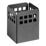 Square Punch Steel Pencil Cup