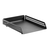 Square Punch Steel Single Letter Tray