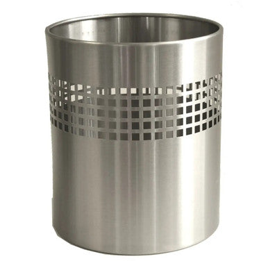Square Punch Steel Waste Paper Bin