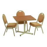 Square Centre Pedestal SupaWood Table