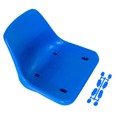 Stadium Seat | LSST-Li, Blue Plastic Stadium Chair with Mounting Hardware and Adjustable Features.