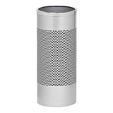 Stainless Steel Perforated Litter Bin – SILVER