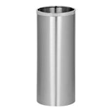 Stainless Steel Solid Litter Bin – BRUSHED STAINLESS STEEL