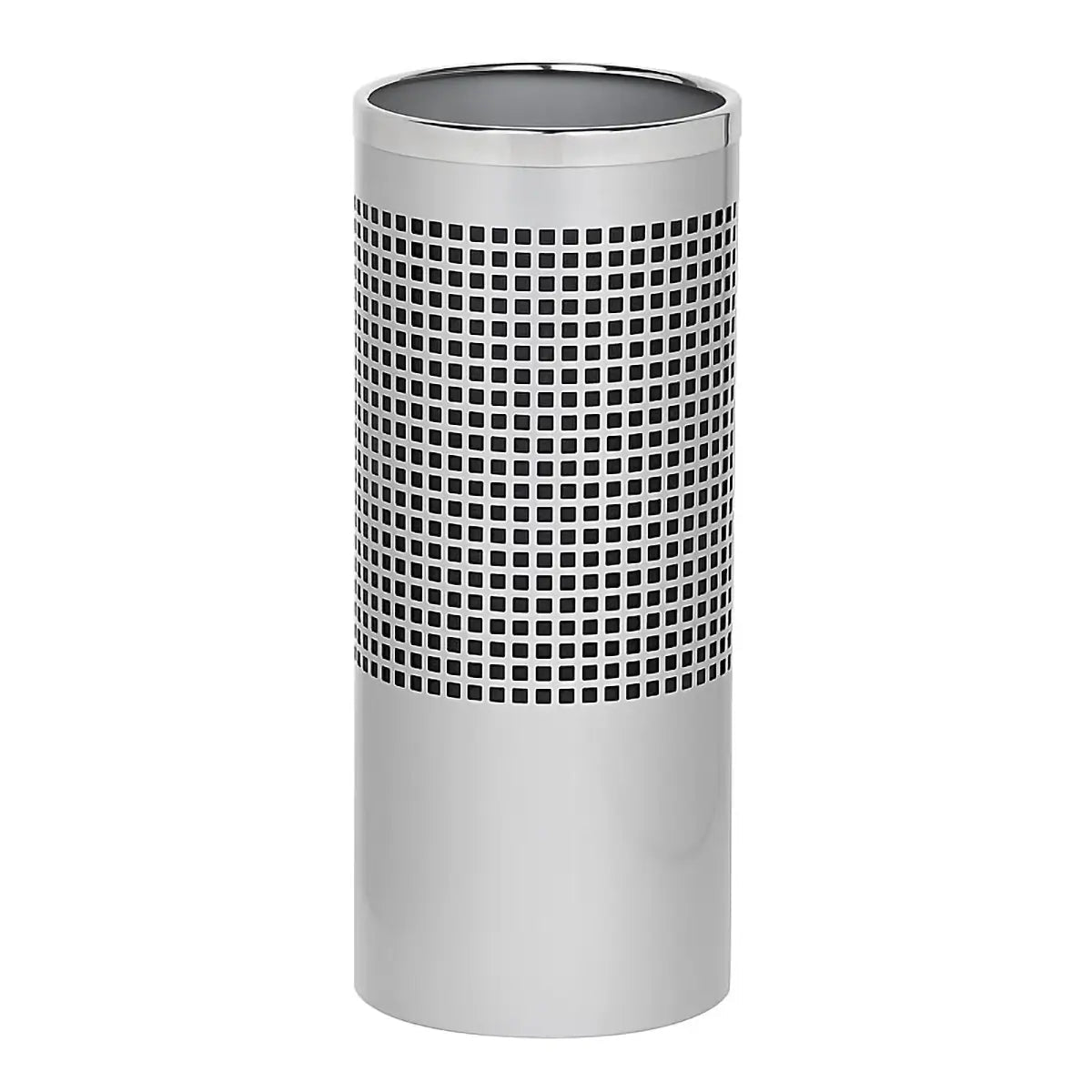 Stainless Steel Square Punch Litter Bin – BRUSHED STAINLESS STEEL