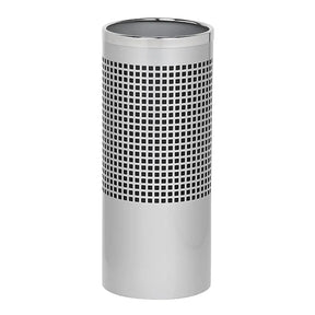 Stainless Steel Square Punch Litter Bin – BRUSHED STAINLESS STEEL