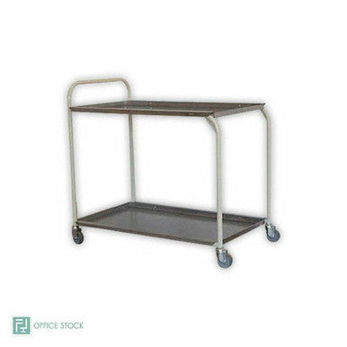 Stainless Steel Two Tier Tea Trolley - Additional View 2
