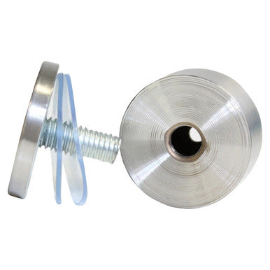 Stand off 25 x 25 mm (Single Unit) DM2525, Metal Stand off with Threaded Screw and Flat Circular Base for Electronic Components or PCB Mounting.